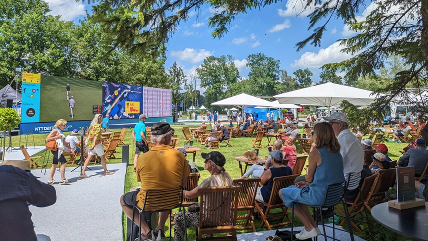Zuschauer bei den bei den BMW International Open