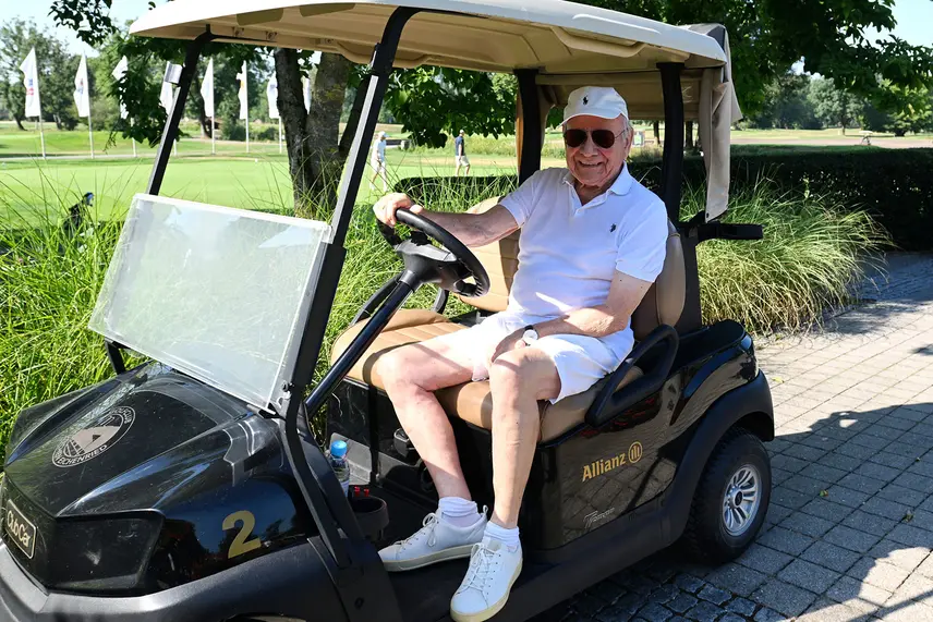 Werner Rygol im Cart