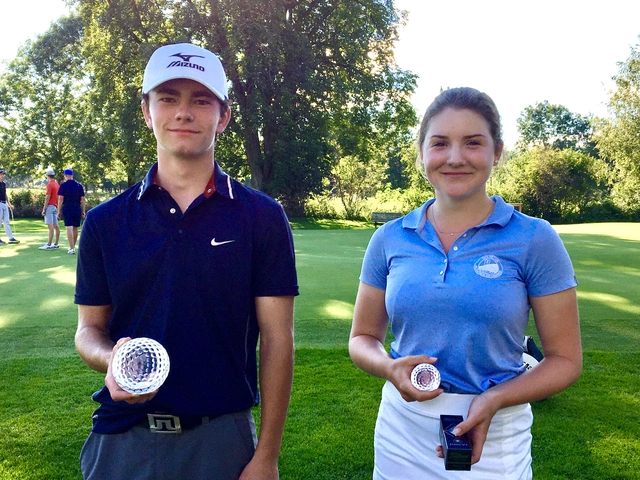 Janik Schmidt heißt der neue Jugend-Clubmeister. Amelie Vaubel musste sich nur knapp geschlagen geben.