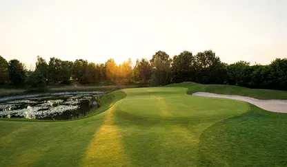 Green in der Abenddämmerung