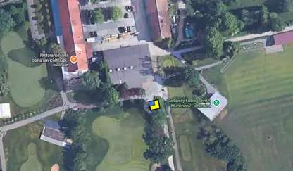 Luftbild mit Kennzeichnung neue Schutzhütte