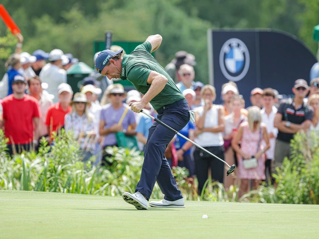 Überbordende Freude: Marcel Siem nach seinem Eagle-Putt