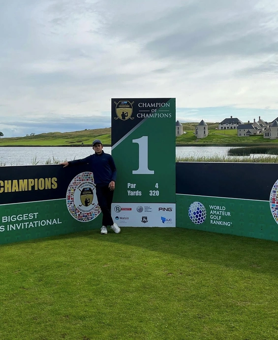Schlechtes Wetter im irischen Lough Erne Resort hielt Henry Liebwein nicht auf: Er erzielte einen hervorragenden 5. Platz.