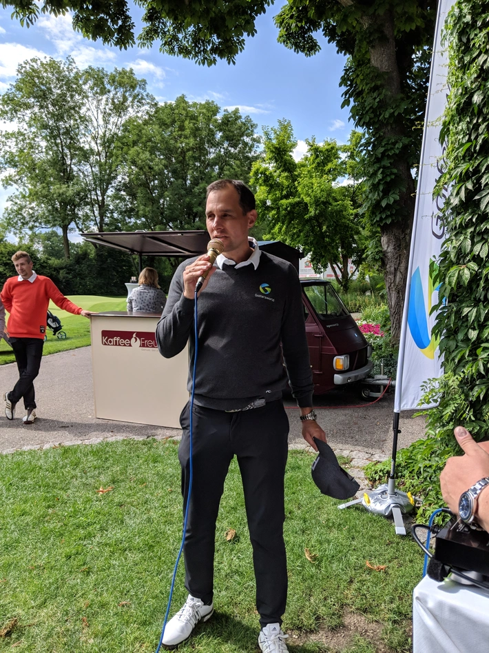 Golfersworld-Geschäftsführer Patrick Wolferstätter freute sich über eine gelungene Turnier-Premiere