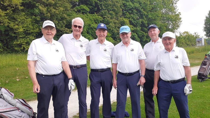 Sie hätten sich den Aufstieg verdient: v. l. n. r. Hans Uwe Janka, Christian Schellinger, Erhard Mair, Helmut Scherzl, Bill Tiefenbacher und Günter Erber.