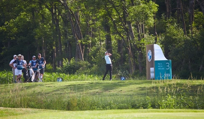 Logo Abschlag Pro bei den BMW International Open