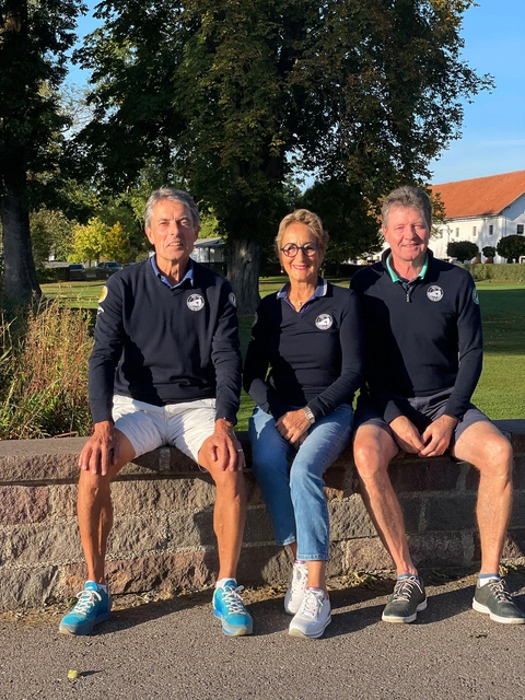 Neue Captains 50+ ab der Saison 2024: v. l. n. r. Roland Hagenbucher, Sophie Jäger und Otto Hinteregger