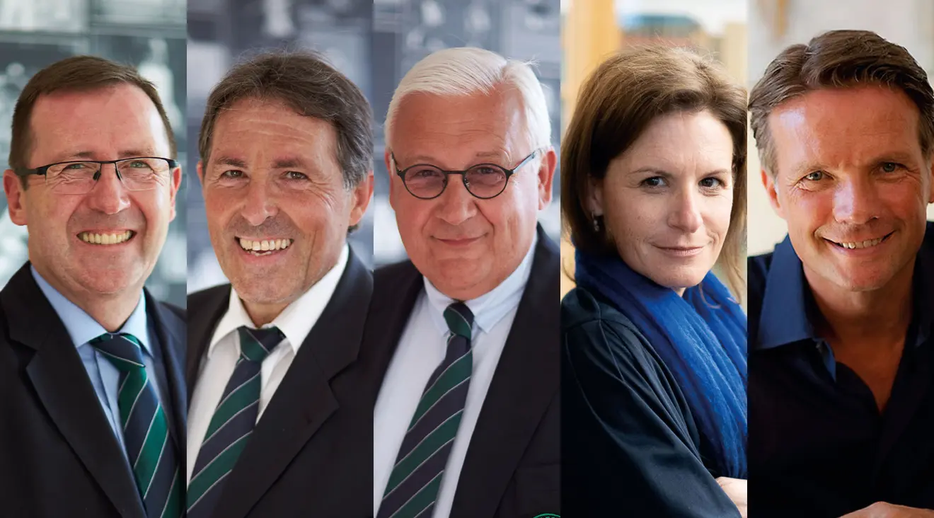 Präsident und Beiratsmitglieder des Golfclub München Eichenried