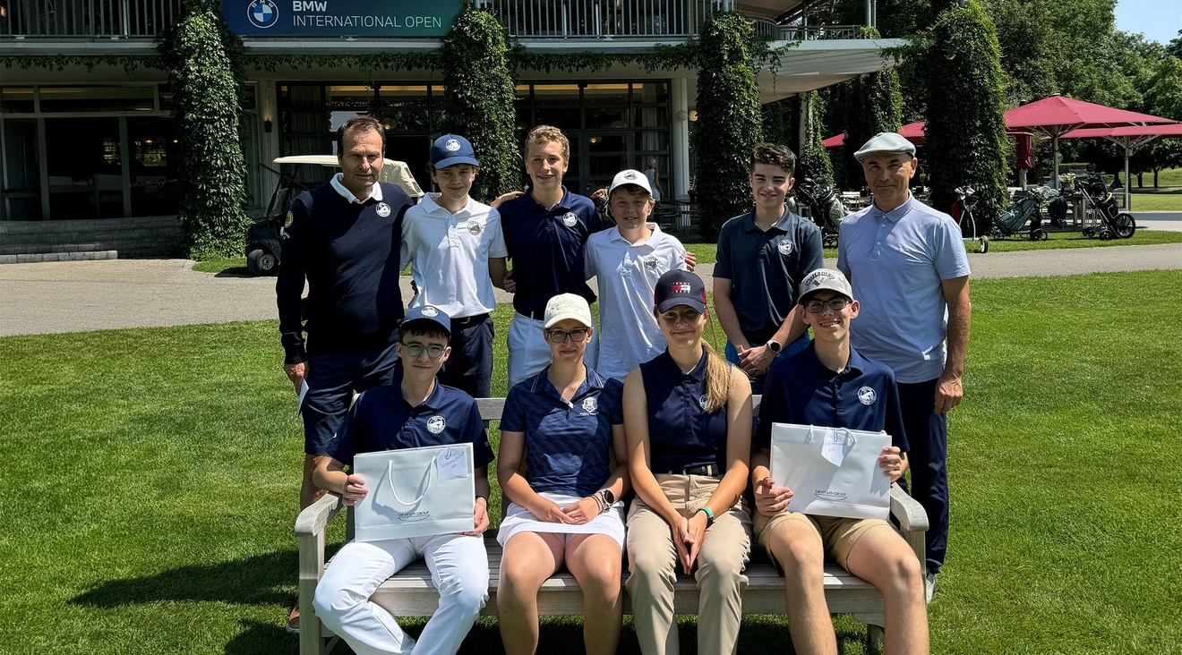 Gruppenfoto Schulgolf in Eichenried