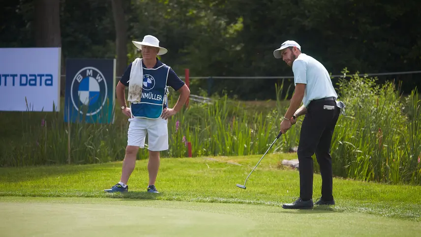 Caddy Ken Williams und Thomas Rosenmüller