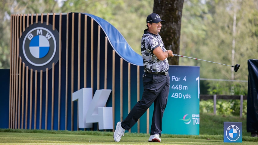 Patrick Reed beim Abschlag