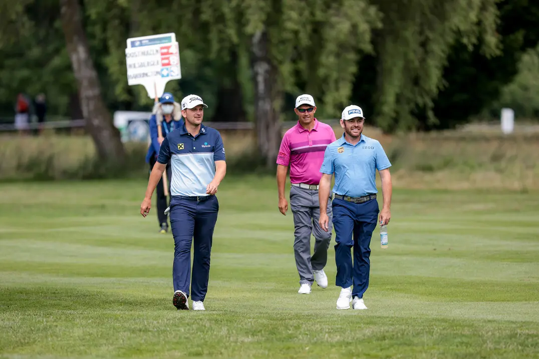 Bernd Wiesberger, Louis Oosthuizen, Padraig Harrington
