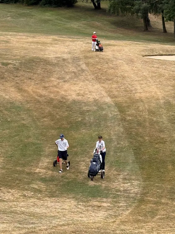 Foto trockenes Fairway