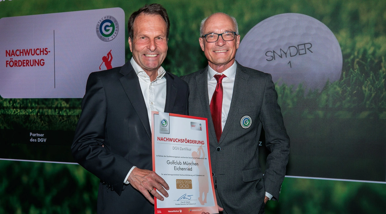 Überreichung der Urkunde