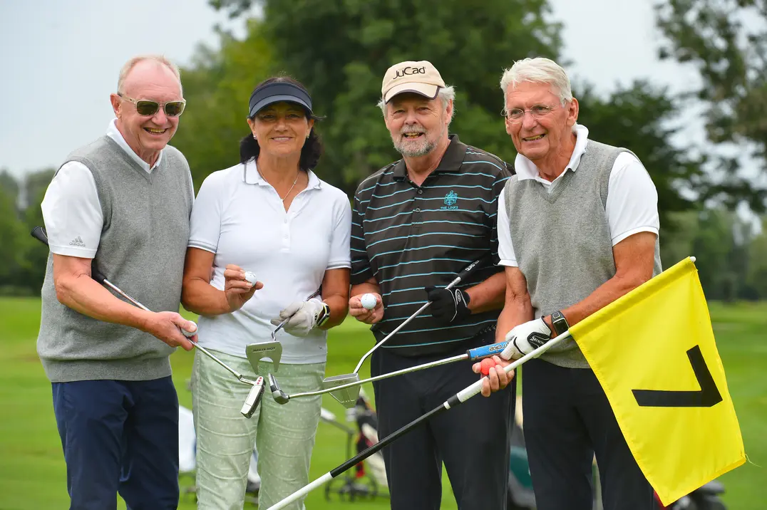Captain-Flight v. l. n. r.: Andreas Diermeier, Gerdi Müller, Kurt Kreibich und Peter Doden