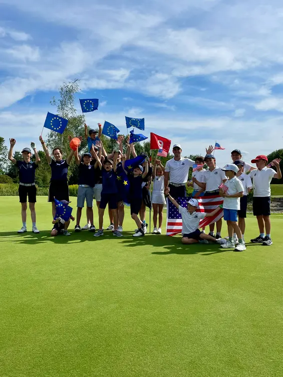 Wie bei den Großen: Team Europa gegen Team USA beim Eichenrieder Ryder Cup.
