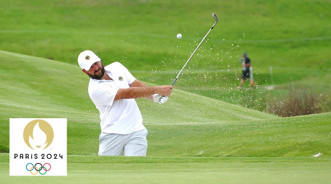 Stephan Jäger bei seiner Proberunde im Le Golf National. Foto: DGV/Kirmaier