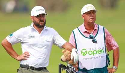 Logo Stephan Jaeger mit seinem Caddie