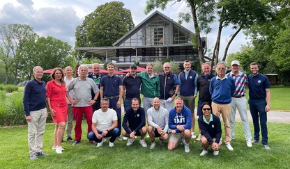 Alle Teilnehmerinnnen und Teilnehmer freuten sich über das GMVD-Treffen im Golfclub München Eichenried